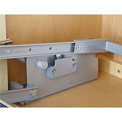 Rev-a-shelf 24" Kitchen Pulldown Wall Cabinet Shelf System, Chrome, 5pd-24crn