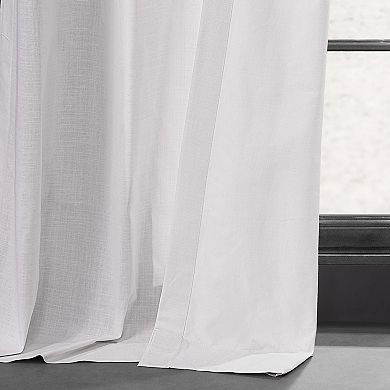 EFF Dune Textured Solid Cotton Grommet 2-pack Window Curtain Set