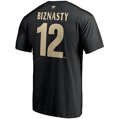 Men's Fanatics Branded Paul Bissonnette Black Arizona Coyotes Authentic Stack Retired Player Nickname & Number T-Shirt