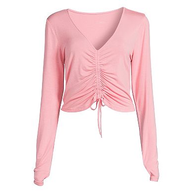 Women's PSK Collective Shirred Thumbhole Top