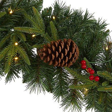 nearly natural 9-ft. Mixed Pine Artificial Christmas Garland