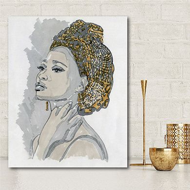 COURTSIDE MARKET Hidaya II Canvas Wall Art