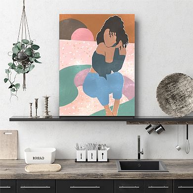 COURTSIDE MARKET Lady II Canvas Wall Art