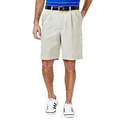 Big & Tall Haggar Cool 18 Pleated Microfiber Shorts
