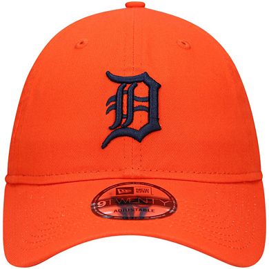 Men's New Era Orange Detroit Tigers Secondary 9TWENTY Adjustable Hat