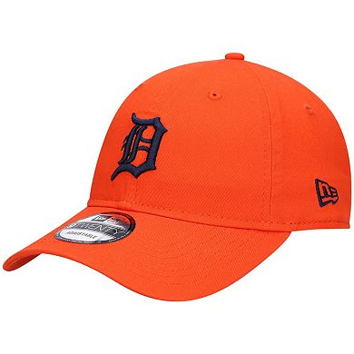 Men's New Era Orange Detroit Tigers Secondary 9TWENTY Adjustable Hat