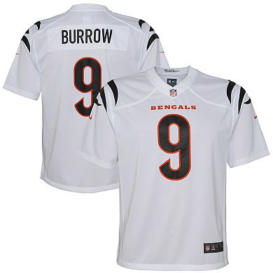 Youth Nike Joe Burrow White Cincinnati Bengals Game Jersey