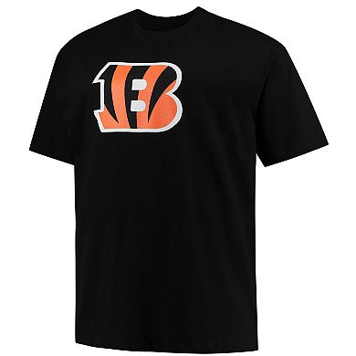 Men's Fanatics Branded Joe Burrow Black Cincinnati Bengals Big & Tall Player Name & Number T-Shirt