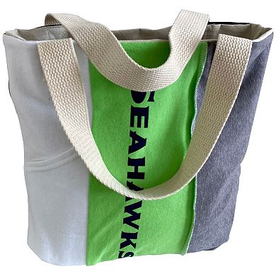 Refried Apparel Seattle Seahawks Upcycled Tote Bag