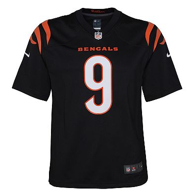 Youth Nike Joe Burrow Black Cincinnati Bengals Game Jersey