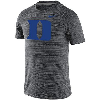 Men's Nike Black Duke Blue Devils Big & Tall Velocity Space-Dye Performance T-Shirt