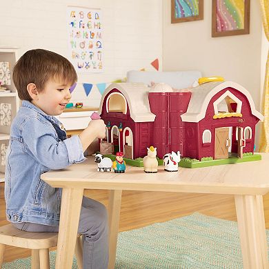 Battat Big Red Barn Pretend Playset