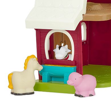 Battat Big Red Barn Pretend Playset