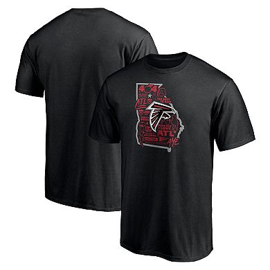 Men's Fanatics Black Atlanta Falcons 404 Day T-Shirt
