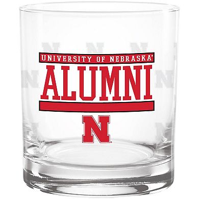 Nebraska Huskers 14oz. Repeat Alumni Rocks Glass