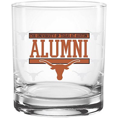 Texas Longhorns 14oz. Repeat Alumni Rocks Glass