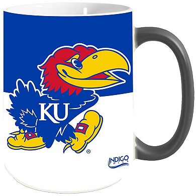 Kansas Jayhawks 15oz. Reveal Mug