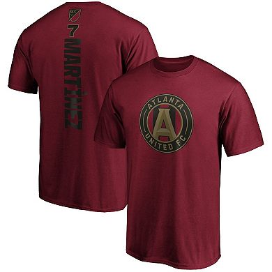 Men's Fanatics Branded Josef Martinez Red Atlanta United FC Playmaker Name & Number T-Shirt
