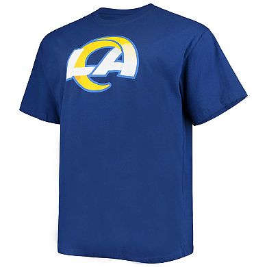 Men's Fanatics Branded Aaron Donald Royal Los Angeles Rams Big & Tall Player Name & Number T-Shirt