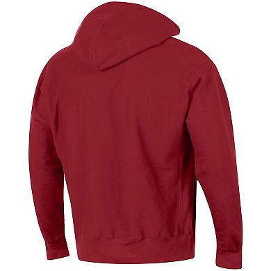 Men's Champion Crimson Alabama Crimson Tide Team Arch Reverse Weave Pullover Hoodie