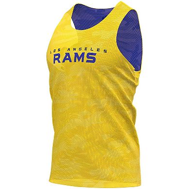 Men's FOCO Royal/Gold Los Angeles Rams Reversible Mesh Tank Top