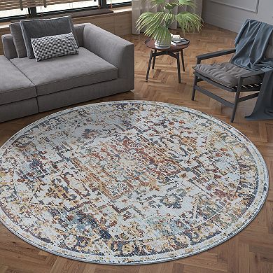 KHL Rugs Laine Traditional Ornate Area Rug