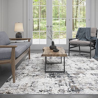 KHL Rugs Ramiro Contemporary Abstract Area Rug