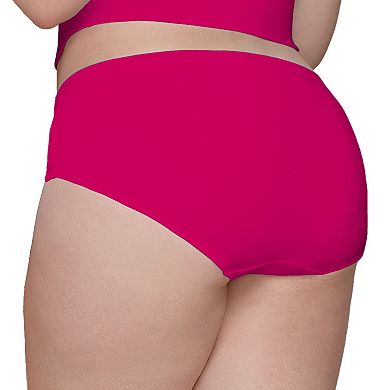 Plus Size Fruit of the Loom® Breathable Fit For Me 6-pack Hi-Cut Panty Set 6DKBMCP 