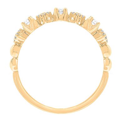 10k Gold 1/5 Carat T.W. Diamond Ring
