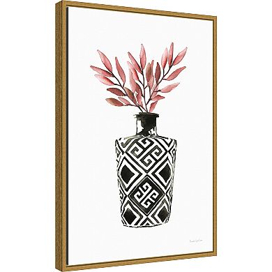 Amanti Art Geometric Vases III Framed Canvas Wall Art