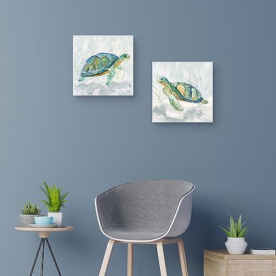 Master Piece Riding the Current I & II by T Studios Canvas Wall Art 2-piece Set