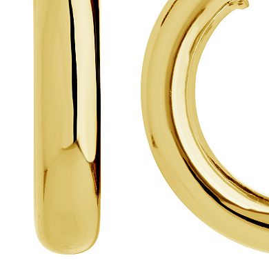 MC Collective Chunky Tube Hoop Earrings