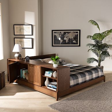 Baxton Studio Kaori Queen Bed