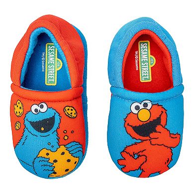 Toddler Sesame Street Elmo & Cookie Monster Robe & Slipper Set