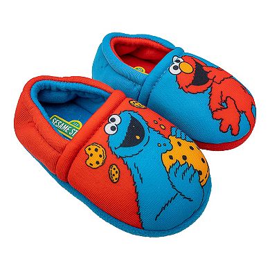 Toddler Sesame Street Elmo & Cookie Monster Robe & Slipper Set