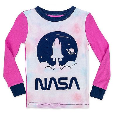 Toddler Girl NASA 4-Piece Pajama Set