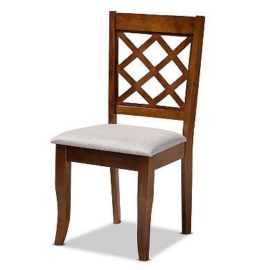 Baxton Studio Brigitte Dining Chair 4-piece Set