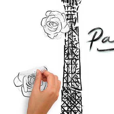 RoomMates Eiffel Tower Paris Giant Wall Decals