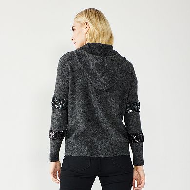 Women's Nine West Shine Hooded Sweater