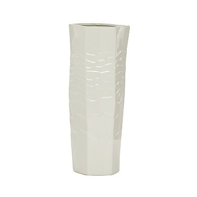 Stella & Eve White Ceramic Vase