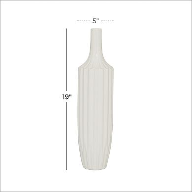 Stella & Eve Modern White Decorative Vase Floor Decor