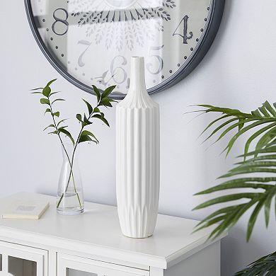 Stella & Eve Modern White Decorative Vase Floor Decor