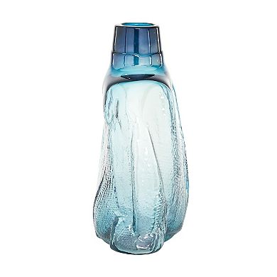 Stella & Eve Modern Blue Glass Vase