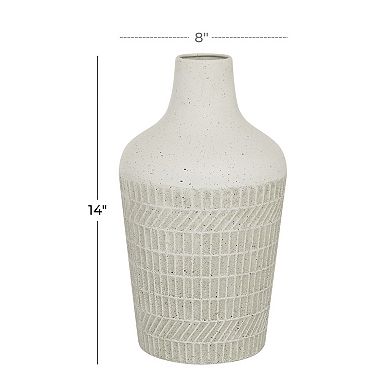 Stella & Eve White Iron Vase