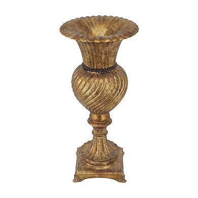 Stella & Eve Gold Finish Vase Floor Decor