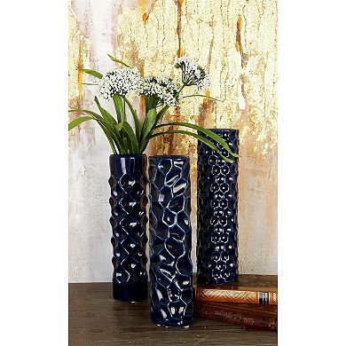 Stella & Eve Textured Vase Table Decor 3-piece Set