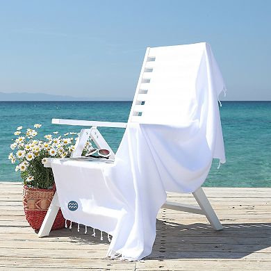 Linum Home Textiles Turkish Cotton Summer Fun Horoscope Aquarius Pestemal Beach Towel