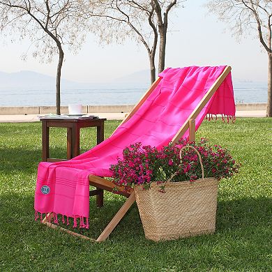 Linum Home Textiles Turkish Cotton Summer Fun Horoscope Gemini Pestemal Beach Towel