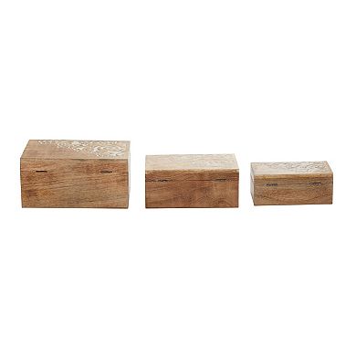 Stella & Eve Storage Decorative Box Table Decor 3-piece Set