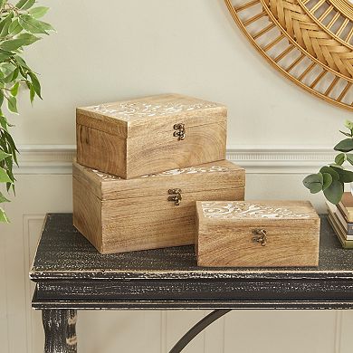 Stella & Eve Storage Decorative Box Table Decor 3-piece Set